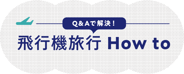 Q&Aで解決！飛行機旅行 How to