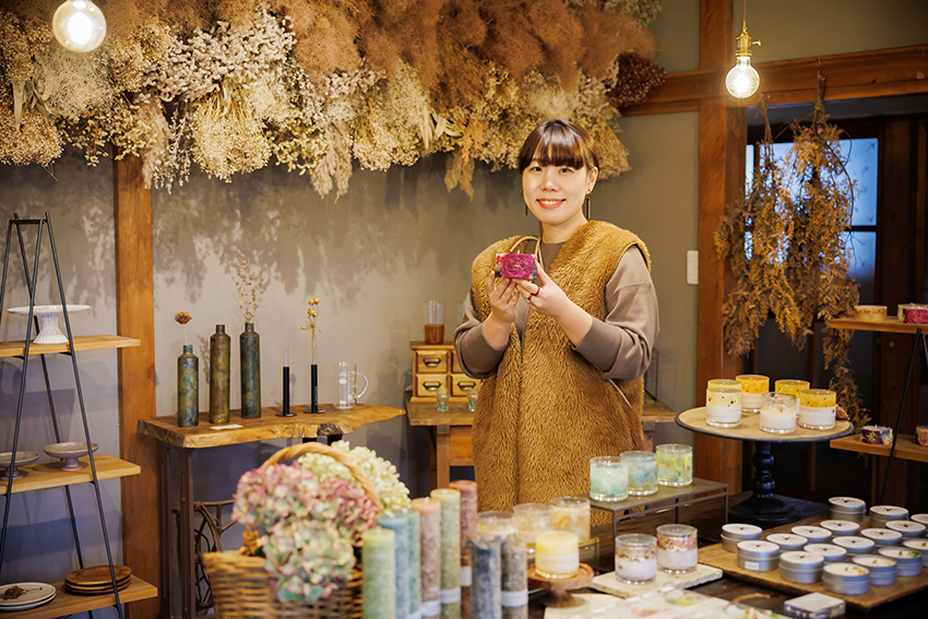 福島県飯舘村キャンドルワークショップ