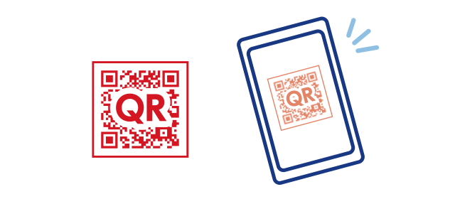 QRくじに参加するイメージ
