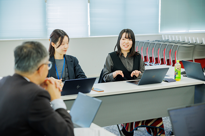 プロジェクトを率いる五戸さんと竹内さん