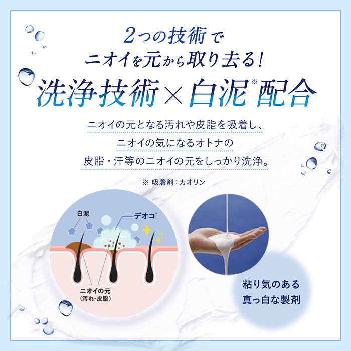 『デオコ 薬用ボディクレンズ』説明